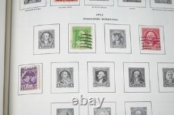 US 1890s-1970s COLLECTION OF 700+ STAMPS MINT & USED STORED IN HARRIS ALBUM