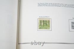 US 1890s-1970s COLLECTION OF 700+ STAMPS MINT & USED STORED IN HARRIS ALBUM