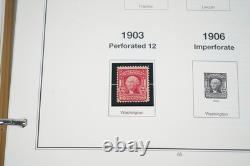 US 1890s-1980s COLLECTION OF 650+ STAMPS MINT & USED STORED IN MYSTIC ALBUM