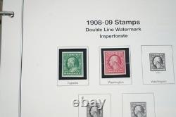 US 1890s-1980s COLLECTION OF 650+ STAMPS MINT & USED STORED IN MYSTIC ALBUM