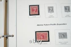 US 1890s-1980s COLLECTION OF 650+ STAMPS MINT & USED STORED IN MYSTIC ALBUM