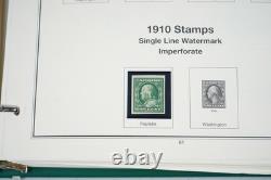 US 1890s-1980s COLLECTION OF 650+ STAMPS MINT & USED STORED IN MYSTIC ALBUM