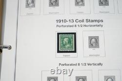 US 1890s-1980s COLLECTION OF 650+ STAMPS MINT & USED STORED IN MYSTIC ALBUM