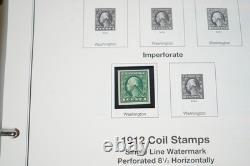 US 1890s-1980s COLLECTION OF 650+ STAMPS MINT & USED STORED IN MYSTIC ALBUM