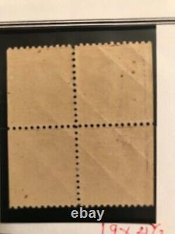 US 1910s-40s Amazing Collection of 35 Blocks of 4/Plate Blocks, 10 album pages