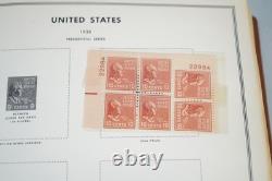 US 1920s-1960s COLLECTION OF 425+ BLOCKS & SINGLES MOSTLY MINT IN HARRIS ALBUM