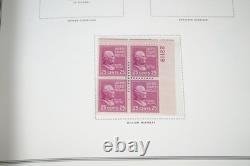 US 1920s-1960s COLLECTION OF 425+ BLOCKS & SINGLES MOSTLY MINT IN HARRIS ALBUM