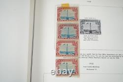 US 1920s-1960s COLLECTION OF 425+ BLOCKS & SINGLES MOSTLY MINT IN HARRIS ALBUM