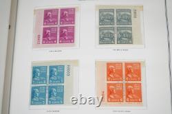 US 1938-1970s COLLECTION OF 425 PLATE BLOCKS MINT IN A HARRIS ALBUM F. V. $240