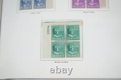 US 1938-1970s COLLECTION OF 425 PLATE BLOCKS MINT IN A HARRIS ALBUM F. V. $240