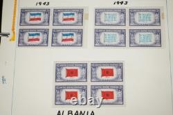 US 1940-1960s STAMP COLLECTION OF 325+ MINT BLOCKS IN ALBUM