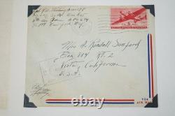 US 1940s COLLECTION OF 65 APO ARMY POST OFFICE COVERS STORED IN AN ALBUM