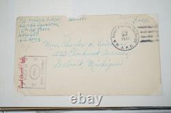 US 1940s COLLECTION OF 65 APO ARMY POST OFFICE COVERS STORED IN AN ALBUM