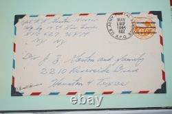 US 1940s COLLECTION OF 65 APO ARMY POST OFFICE COVERS STORED IN AN ALBUM