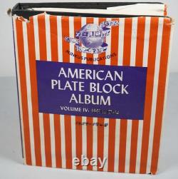 US 1950s-1960s COLLECTION OF NEARLY 200 MINT PLATE BLOCKS STORED IN MINKUS ALBUM