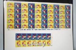 US 1950s-1990s CHRISTMAS SEALS COLLECTION OF 80+ SHEETS & IN 2 ALBUMS