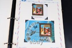 US 1960s JFK SPECIALIZED STAMP COLLECTION DUBAI-HUNGARY IN ALBUM