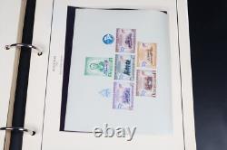 US 1960s JFK SPECIALIZED STAMP COLLECTION DUBAI-HUNGARY IN ALBUM