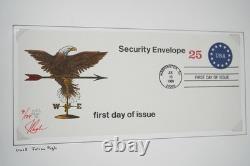 US 1980s-1990s COLLECTION OF 50+ PUGH HAND PAINTED FDCS STORED IN ALBUM