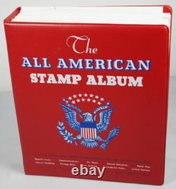 US 1980s-2000s COLLECTION OF 600+ STAMPS MINT & USED IN MINKUS ALBUM F. V. $500+