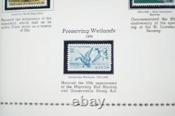 US 1980s-2000s COLLECTION OF 600+ STAMPS MINT & USED IN MINKUS ALBUM F. V. $500+