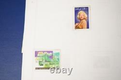 US 1990s-2000s COLLECTION OF 450+ STAMPS MINT & UESD STORED IN HARRIS ALBUM