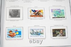US 1990s-2000s COLLECTION OF 450+ STAMPS MINT & UESD STORED IN HARRIS ALBUM