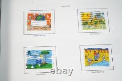 US 1990s-2000s COLLECTION OF 450+ STAMPS MINT & UESD STORED IN HARRIS ALBUM