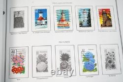 US 1990s-2000s COLLECTION OF 450+ STAMPS MINT & UESD STORED IN HARRIS ALBUM