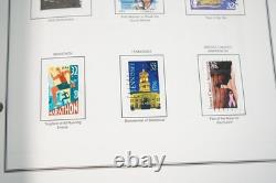 US 1990s-2000s COLLECTION OF 450+ STAMPS MINT & UESD STORED IN HARRIS ALBUM