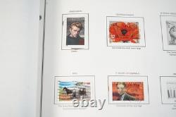 US 1990s-2000s COLLECTION OF 450+ STAMPS MINT & UESD STORED IN HARRIS ALBUM