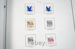 US 1990s-2000s COLLECTION OF 450+ STAMPS MINT & UESD STORED IN HARRIS ALBUM