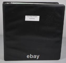US 1990s-2000s PUGH HAND PAINTED COLLECTION OF 32 JUMBO FDCs STORED IN ALBUM
