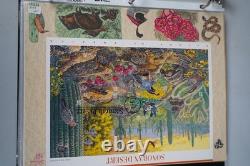 US 1990s-2000s PUGH HAND PAINTED COLLECTION OF 32 JUMBO FDCs STORED IN ALBUM