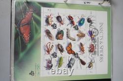 US 1990s-2000s PUGH HAND PAINTED COLLECTION OF 32 JUMBO FDCs STORED IN ALBUM