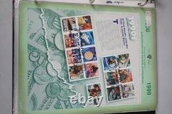 US 1990s-2000s PUGH HAND PAINTED COLLECTION OF 32 JUMBO FDCs STORED IN ALBUM