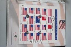 US 1990s-2000s PUGH HAND PAINTED COLLECTION OF 32 JUMBO FDCs STORED IN ALBUM