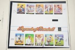 US 2000s COLLECTION OF 112 GUTTER PAIRS & BLOCKS ALL MNH STORED IN SCOTT ALBUM