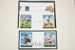 US 2000s COLLECTION OF 112 GUTTER PAIRS & BLOCKS ALL MNH STORED IN SCOTT ALBUM