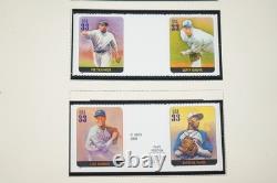 US 2000s COLLECTION OF 112 GUTTER PAIRS & BLOCKS ALL MNH STORED IN SCOTT ALBUM