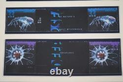 US 2000s COLLECTION OF 112 GUTTER PAIRS & BLOCKS ALL MNH STORED IN SCOTT ALBUM