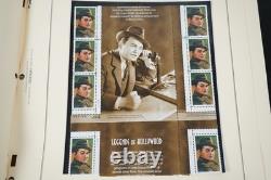 US 2000s COLLECTION OF 112 GUTTER PAIRS & BLOCKS ALL MNH STORED IN SCOTT ALBUM