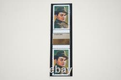 US 2000s COLLECTION OF 112 GUTTER PAIRS & BLOCKS ALL MNH STORED IN SCOTT ALBUM