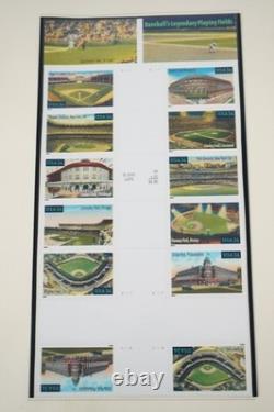 US 2000s COLLECTION OF 112 GUTTER PAIRS & BLOCKS ALL MNH STORED IN SCOTT ALBUM