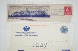 US 20th CENTURY CANCELLATIONS COLLECTION OF 1,200+ STAMPS STORED IN ALBUM