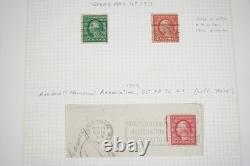 US 20th CENTURY CANCELLATIONS COLLECTION OF 1,200+ STAMPS STORED IN ALBUM