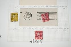 US 20th CENTURY CANCELLATIONS COLLECTION OF 1,200+ STAMPS STORED IN ALBUM