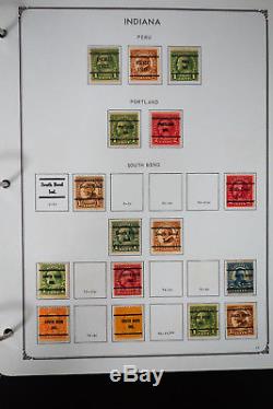 US Bureau Masterful Pre-Cancel Stamp Collection in Four Albums