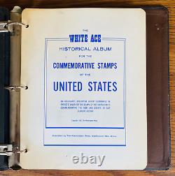 US COMMEMORATIVE STAMP ALBUM COLLECTION 1950-1983 MNH on 46 WHITE ACE PAGES