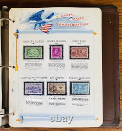 US COMMEMORATIVE STAMP ALBUM COLLECTION 1950-1983 MNH on 46 WHITE ACE PAGES